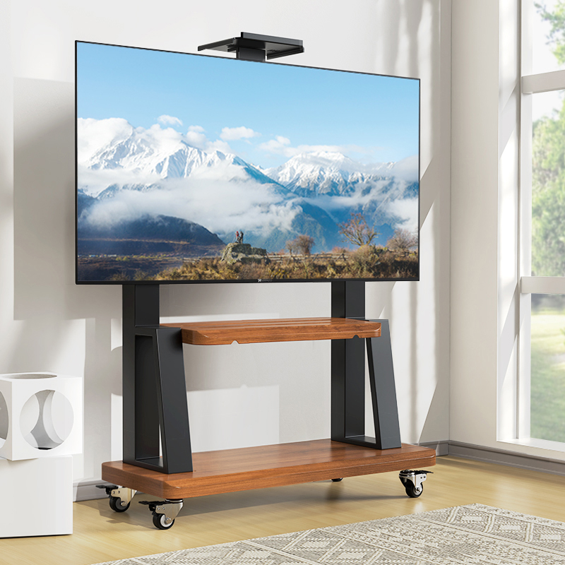 可移动电视机支架落地式挂架一体机推车适用于小米海信65/75英寸