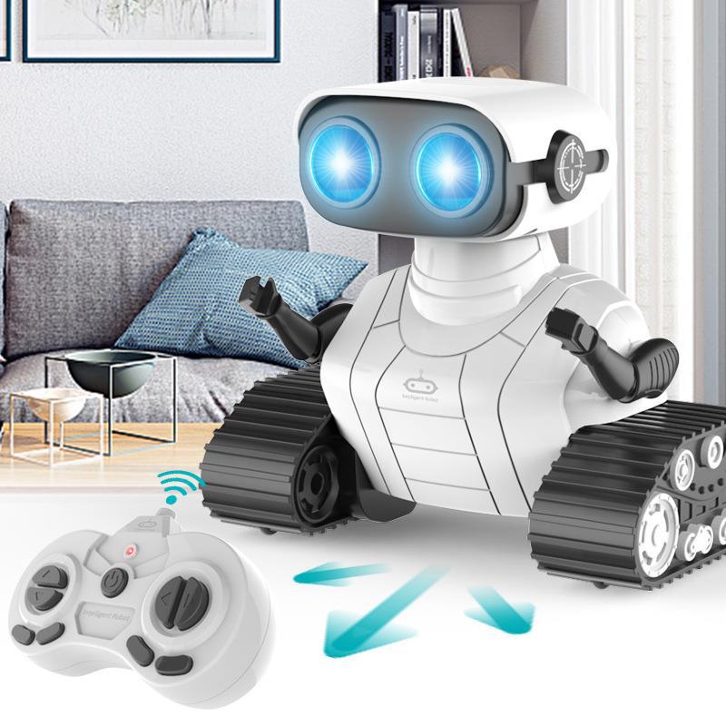 cross-border hot selling educational remote control robot toy children‘s sound and light dancing charging electric robot boy toy
