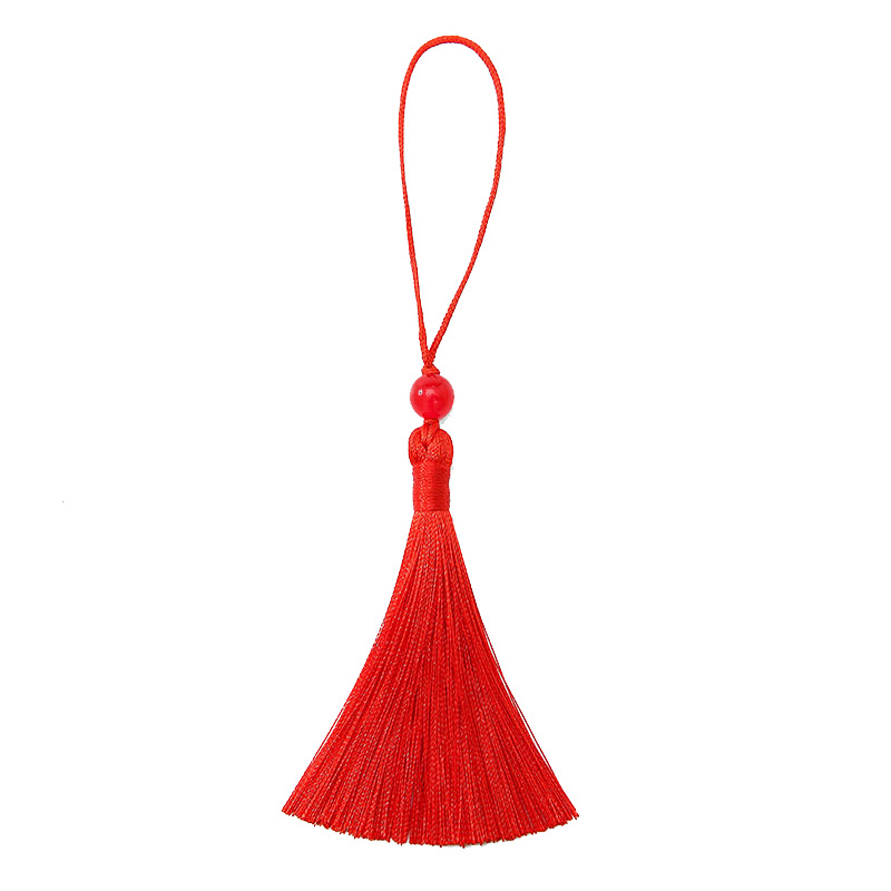 7cm Bookmark Small Tassel Ears String Jade Bead Tassel U Disk Sachet Perfume Bag Pendant Fan Fan Pendants Wholesale