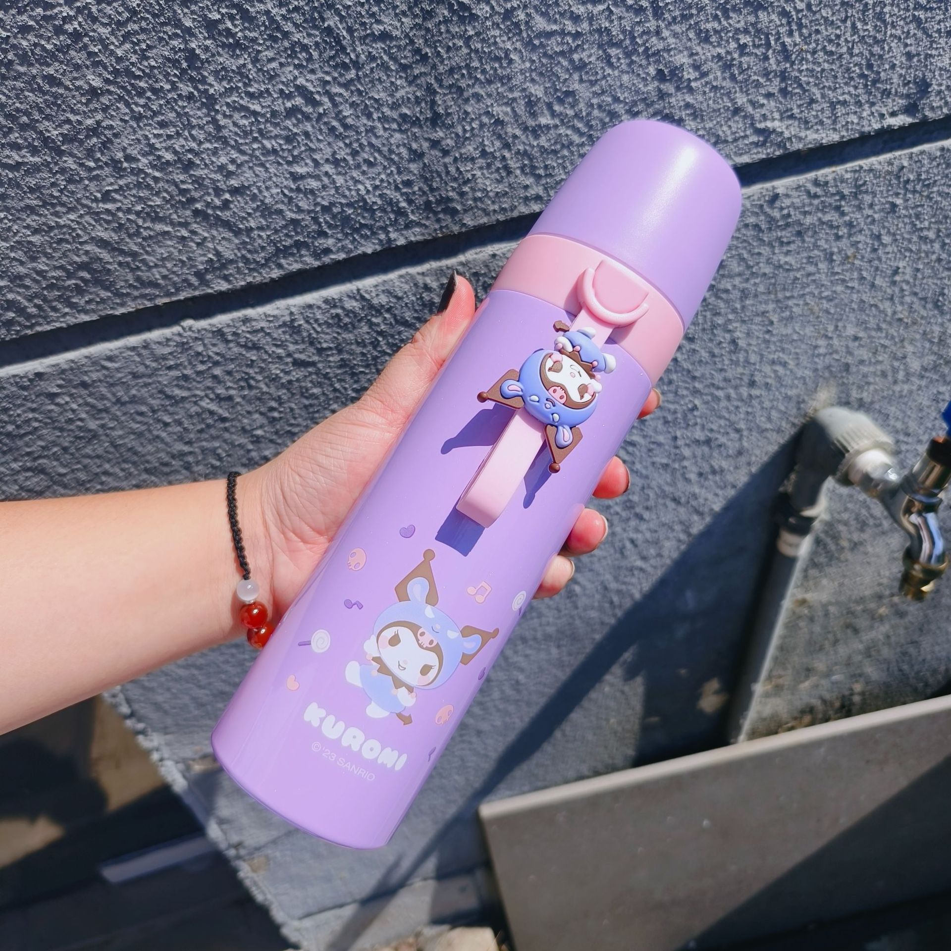 Genuine Sanrio Creative Cartoon Cup Student Good-looking Large Capacity Vacuum Cup Cute Portable Joint-Name Water Cup