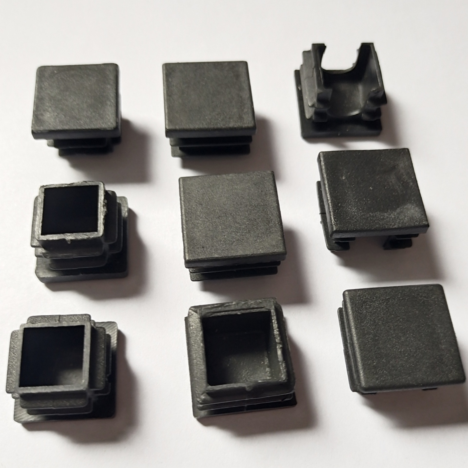 18方19方 20方 20方开口塞家具塑料脚垫桌椅脚垫塑料管塞配件堵头