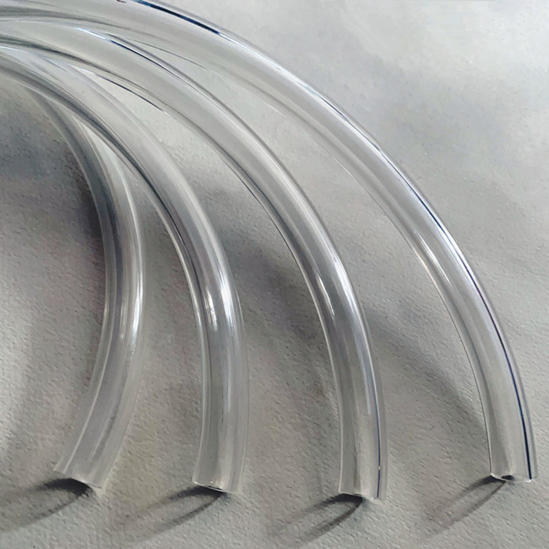 定制透明pvc水平管 流体管牛筋管 多规格定制渔业养殖护套工艺品