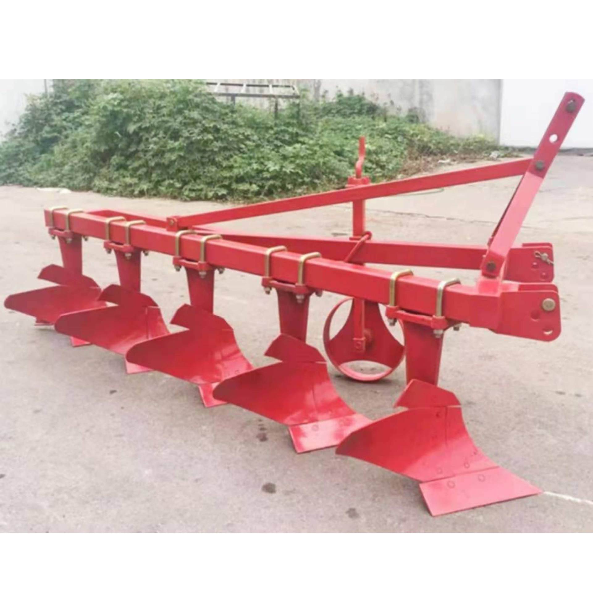 农业双向翻转犁铧式犁 后置悬挂式铧式犁 栅条式可调式液压翻转犁