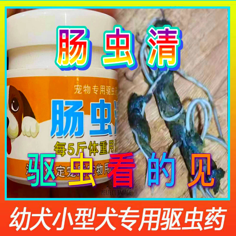 肠虫清宠物驱虫狗肠虫清犬体内线虫丝虫钩虫蛔虫体内驱虫50粒