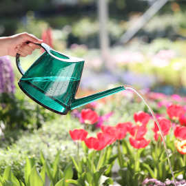 浇花水壶长嘴透明家用新款浇水壶大容量长款淋花洒水壶园艺浇花壶