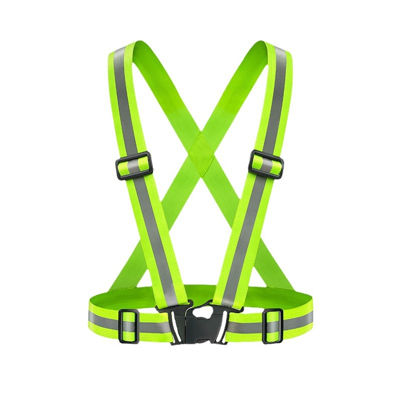 Reflective Vest Cross-Border Source Reflective Gallus Reflective Tape Night Running Strap Reflective Vest Riding Reflective Waistcoat Printing