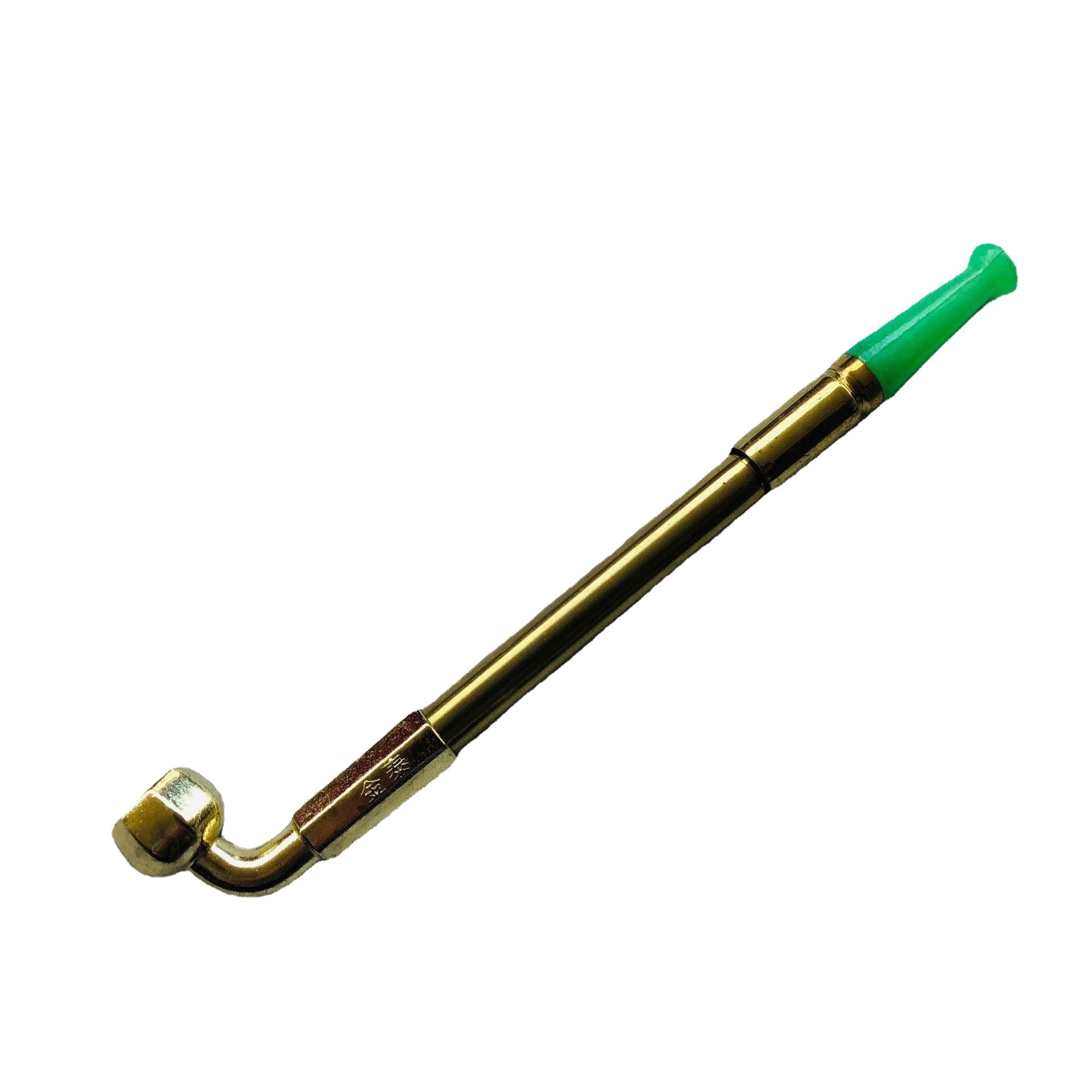 金泰烟杆 836塑料咀旱烟杆 仿玉咀镀铜烟杆 伸缩铜拉杆长烟杆