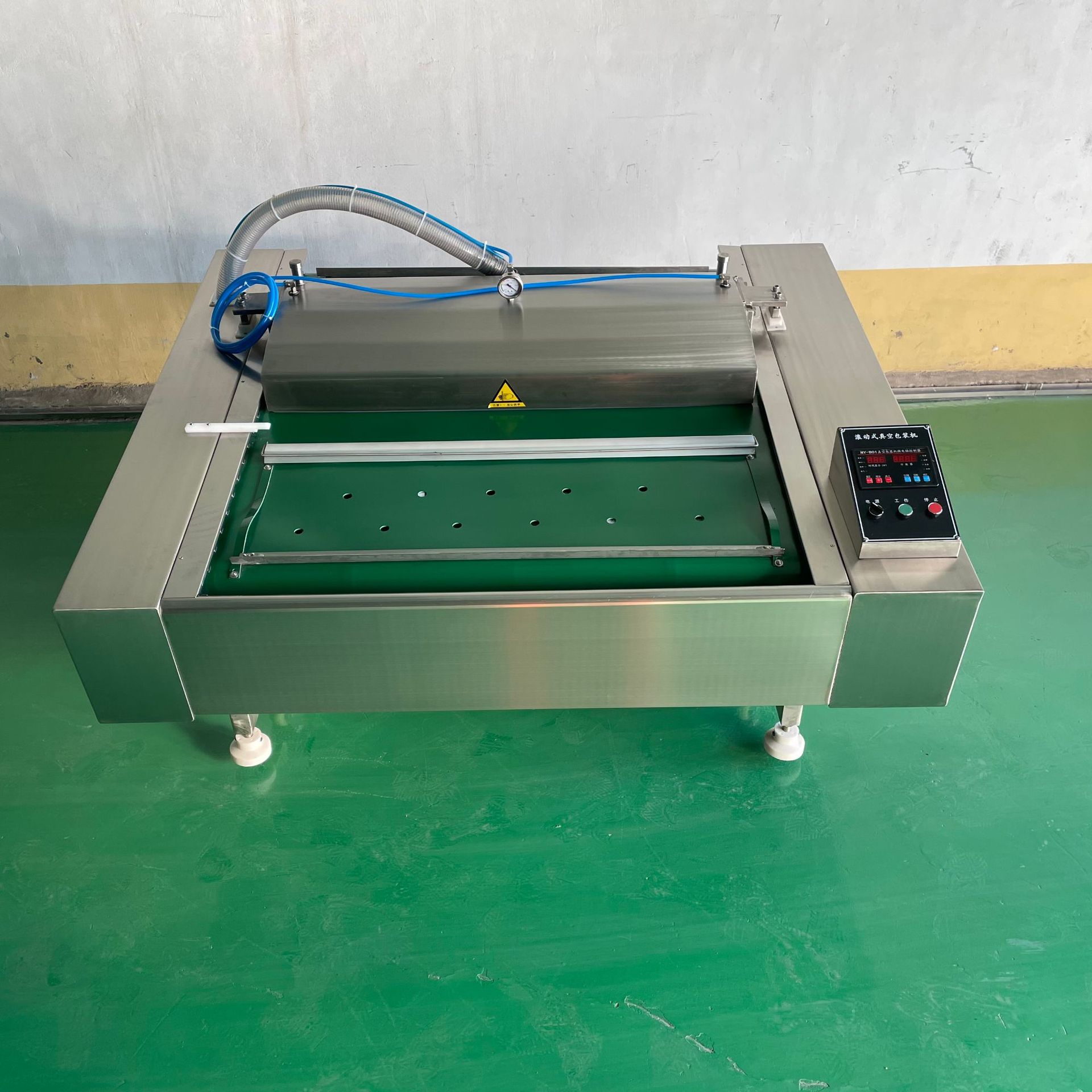 全自动连续式滚动真空包装机休闲食品真空包装设备