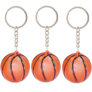 外贸爆款亚克力篮球钥匙扣挂件仿真篮球包包挂件大号篮球钥匙扣