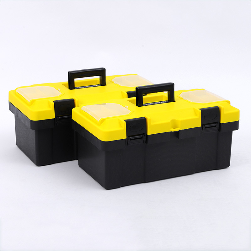 Hardware Plastic Toolbox Wholesale Household Car Hardware Tool Box Hardware 17-Inch Storage Box