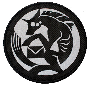 scp基金会机动特遣队标志中国分部高亮反光魔术贴臂章衣帽背包贴