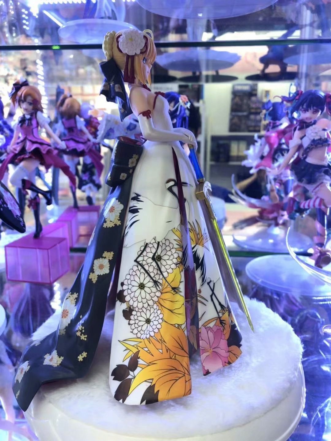 狼族fgo saber 和服 礼服 仙鹤服 塞巴 优质版 盒装手办