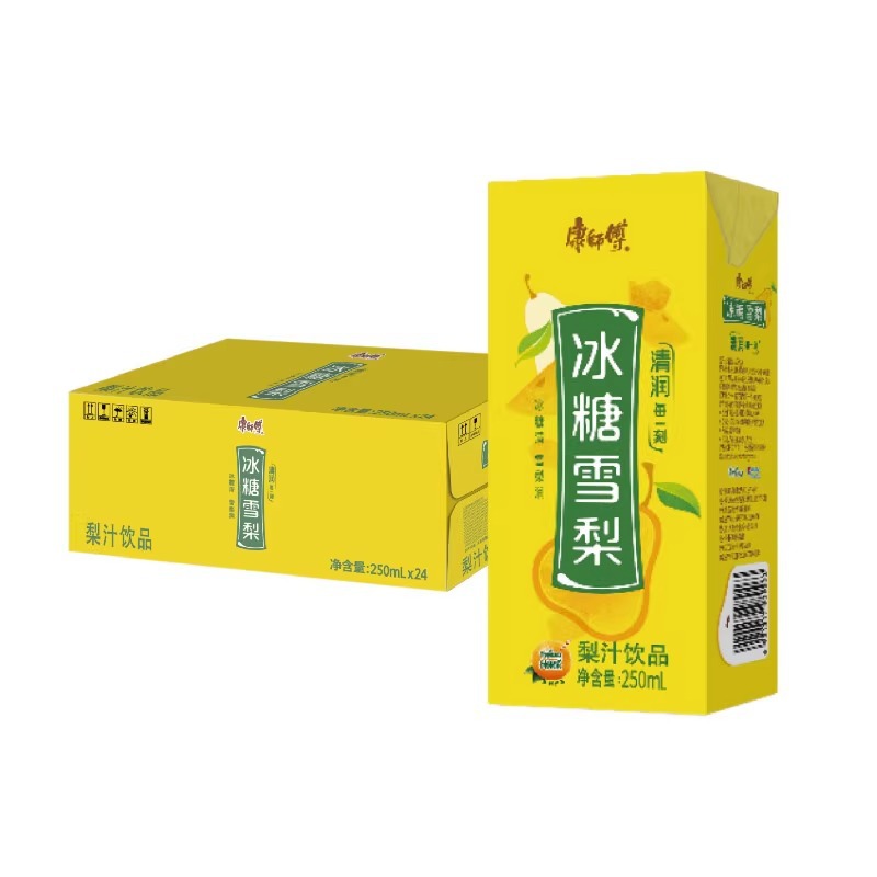 康师傅250ml*24瓶纸盒装冰糖雪梨茶饮料饮品批发-阿里巴巴