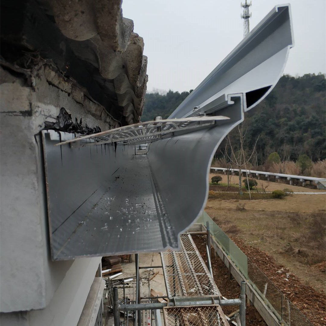 铝合金天沟雨水槽别墅雨水天沟屋檐排水沟槽雨水天沟阳光房排水槽