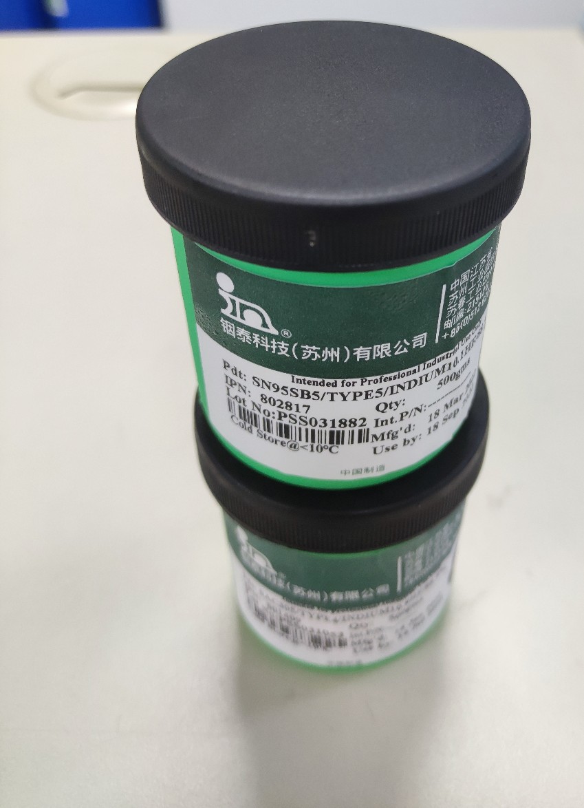 铟泰indium10.1hf高温低空洞锡膏 sn95sb5/type5
