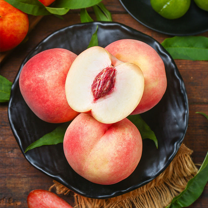 水蜜桃水果桃子新鲜脆桃现摘大毛桃脆甜孕妇应季桃子果园直发网红