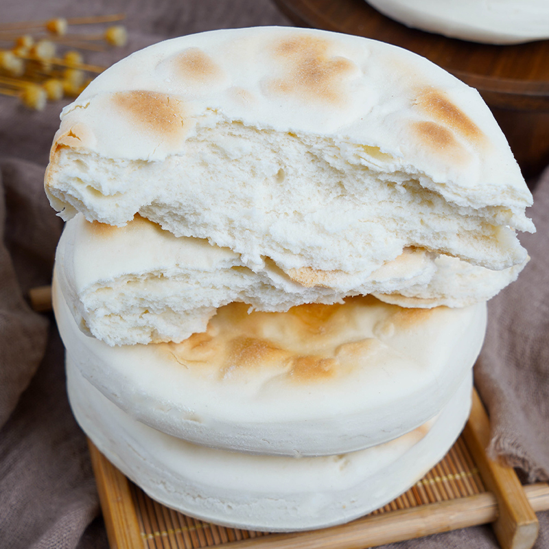白吉饼陕西特产手工白吉馍西安老潼关肉夹馍饼胚早餐速食商用小吃