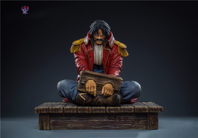 三剑动漫 日漫海贼王 船长哥尔·d·罗杰 限量gk手办树脂雕像摆件