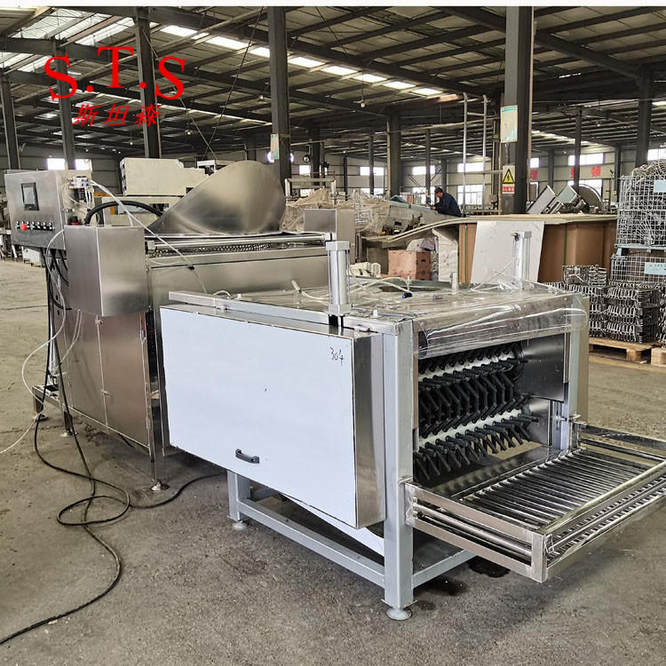 全自动小型家禽屠宰设备 可沥血烫脱一体机 鸡鸭鹅宰杀脱毛机