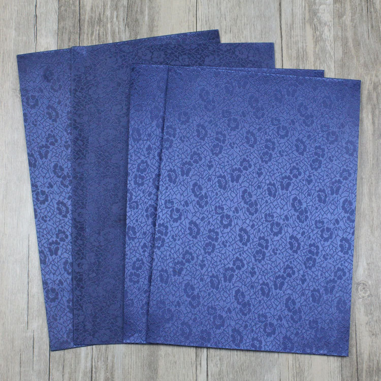 家谱封面蓝色梅花锦布封面封底 精致古籍书 线装书封面绫布绢封面