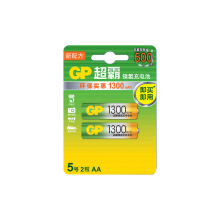 GP超霸5号1300毫安充电电池 AA 五号镍氢充电电池 电动玩具电池