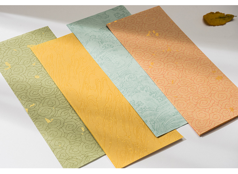 古风一笔笺手写空白蜡染洒金小楷硬笔毛笔软笔书法作品纸宣纸信笺