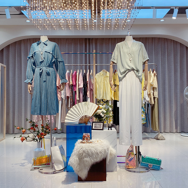 满桑田 夕紫荷2夏品牌折扣女装尾货批发 品牌清仓处理外贸库存