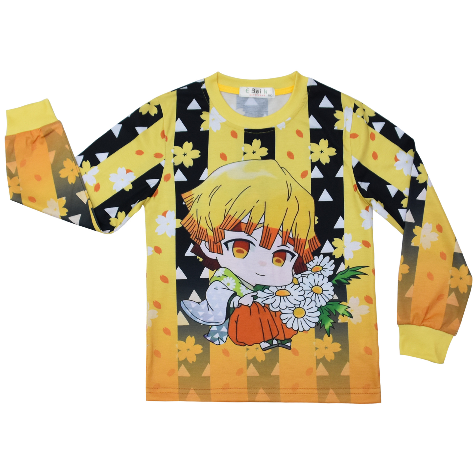 2021新款 鬼灭之刃 demon slayer 中大童家居服长袖睡衣套装 6305