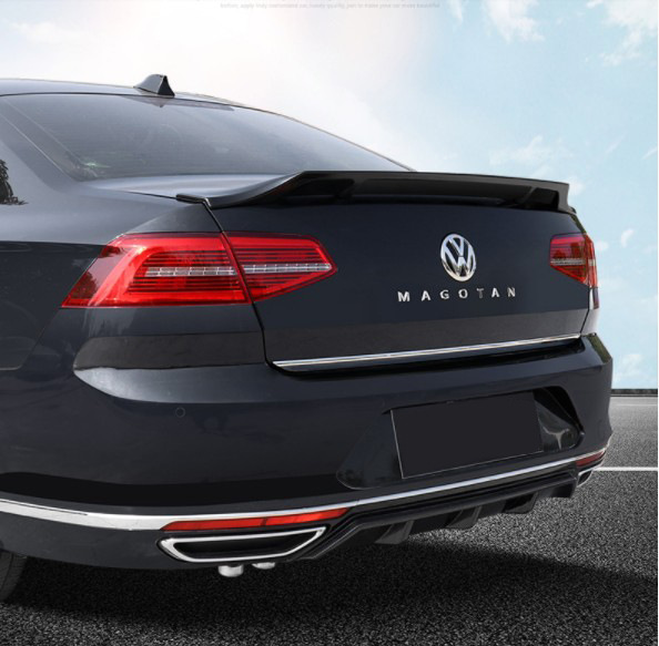 适用于17-23大众新迈腾尾翼新款迈腾b8汽车r款大压翼改装件免打孔