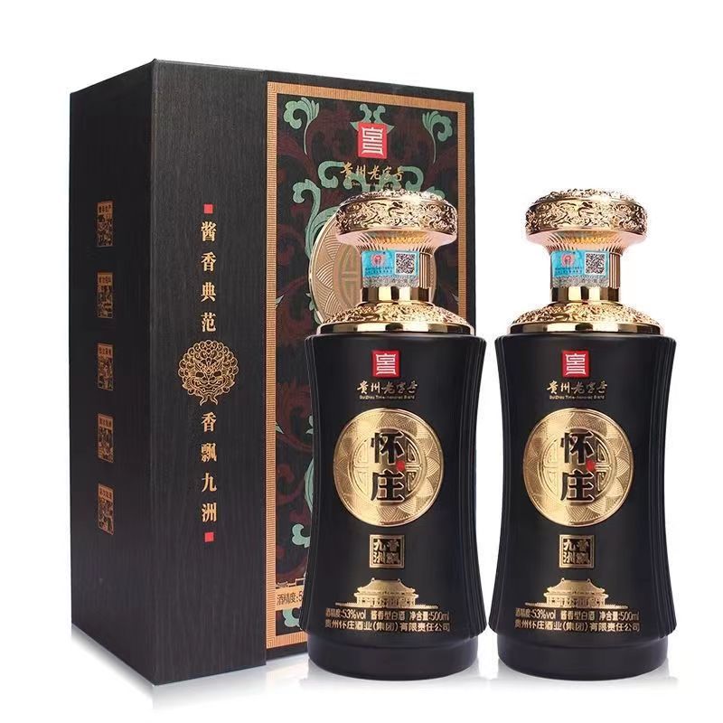 贵州怀庄酒香飘九州酱香型白酒53度500ml*6瓶整箱装商务送礼特价