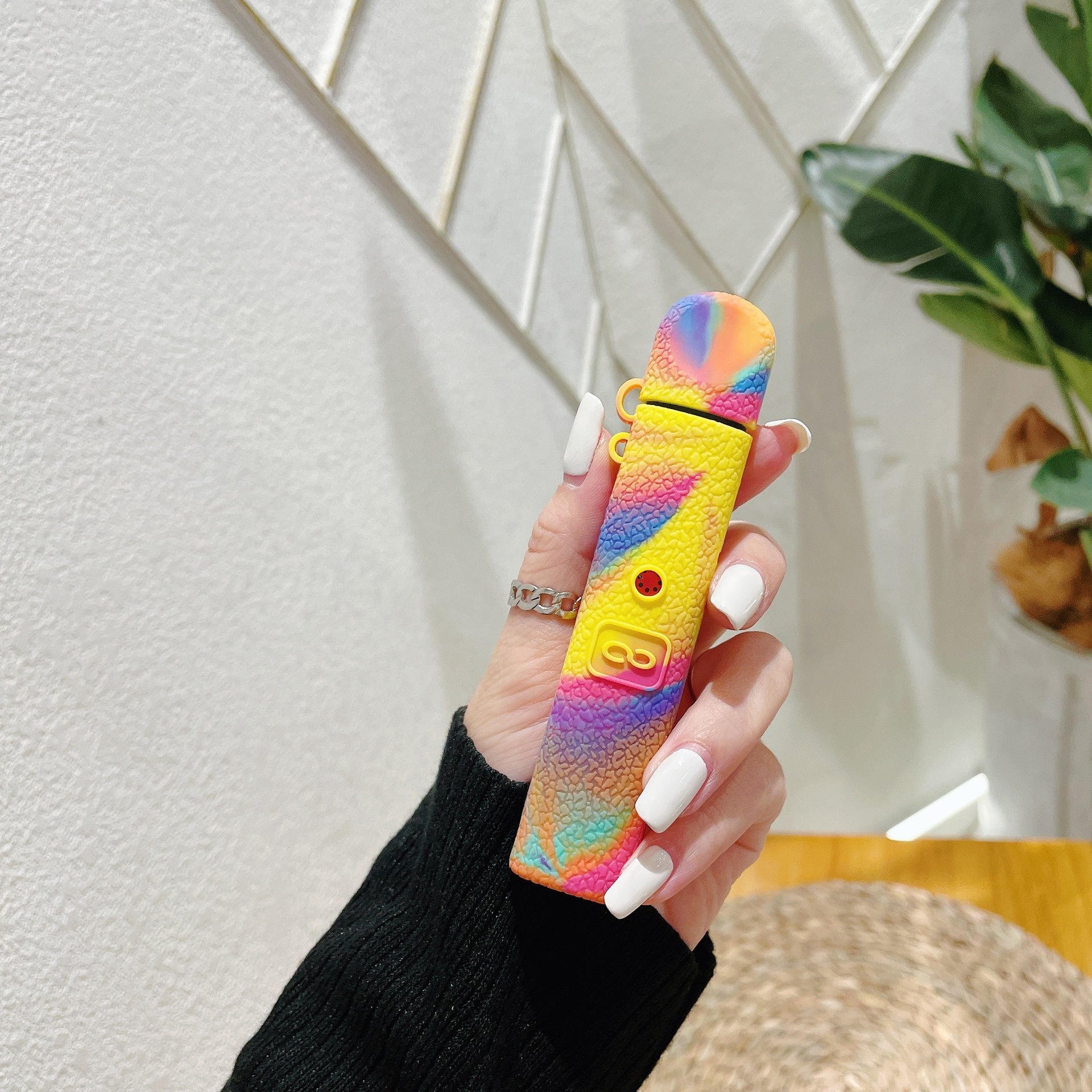 适用于relx4代皮纹硅胶套锐克电子器烟套四代无限锐克4悦客relax