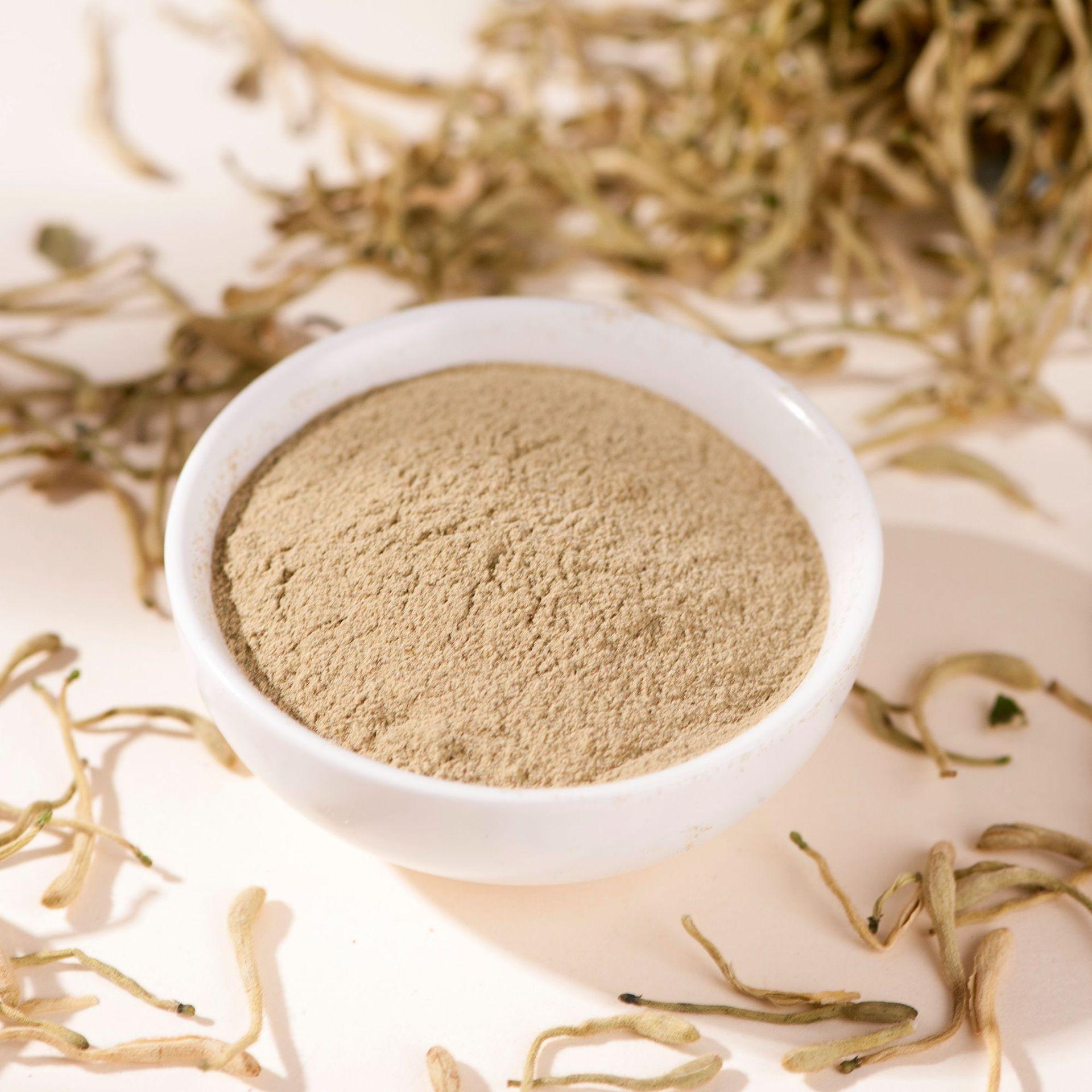 批发金银花粉植物提取物金银花粉糕点蛋糕奶油色素植物添加花粉末