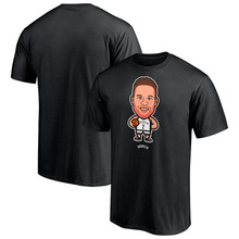 布鲁克林篮网2号格里芬卡通球衣短袖T恤篮球运动半袖上衣男士服装