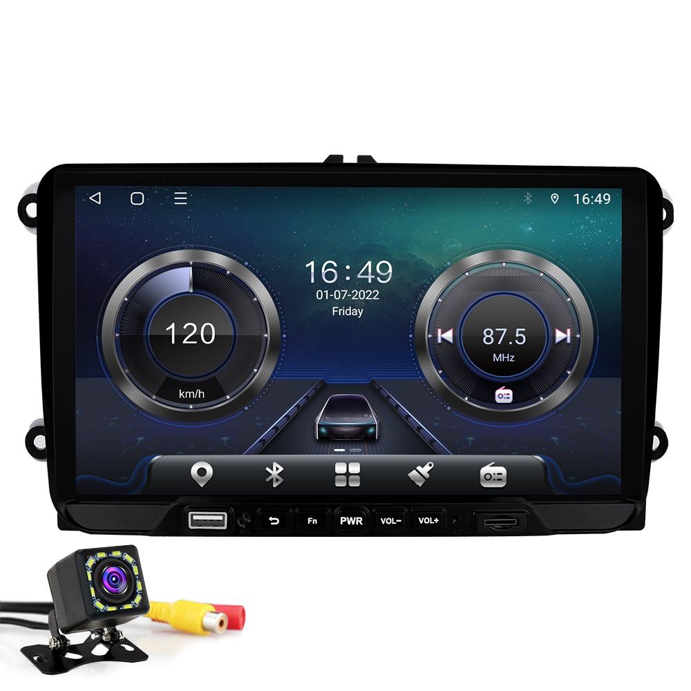 Applicable to 9-Inch Volkswagen a Universal Machine Navigation Car Navigator Reversing Image GPS Android Phone MP5 Player