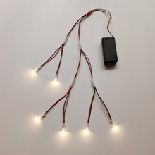 新款LED灯珠小夜灯5号电池小灯泡 DIY创意模型灯笼学生手工道具灯