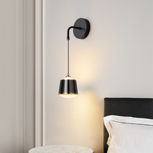 壁灯卧室床头灯现代简约新款创意触摸壁灯客厅过道墙灯楼梯灯具