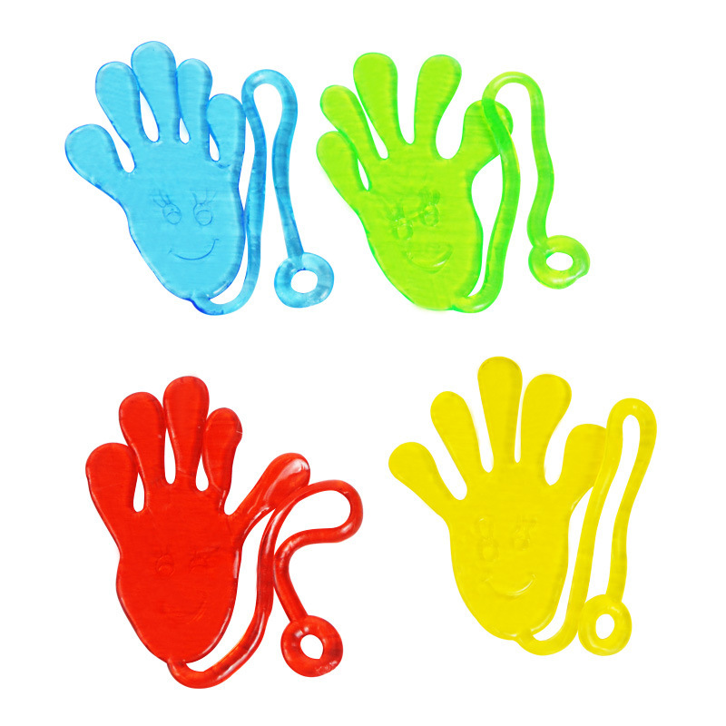 经典怀旧弹性伸缩粘性手掌粘粘手小学生儿童学校门口毛吊板玩具