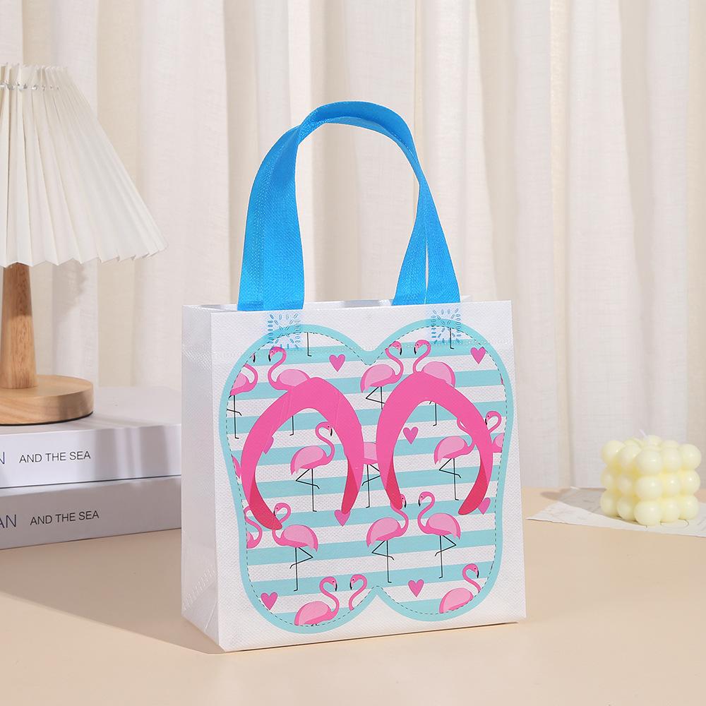 Non-Woven Bag Slippers Beach Waterproof Tote Bag Birthday Gift Gift Bag Wholesale