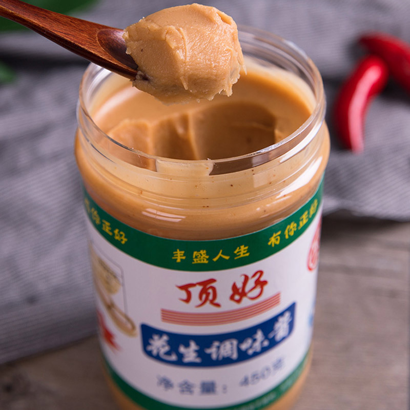 乐生葳顶好花生酱420g香浓幼滑蘸酱饺子拌面食涂面包馒头调味酱