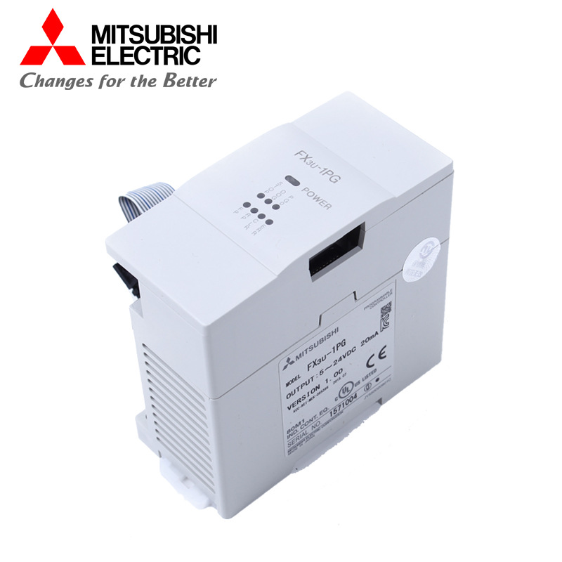 原装三菱plc定位模拟量温度输出入模块/fx3u-4ad/4da-adp 1pg现货