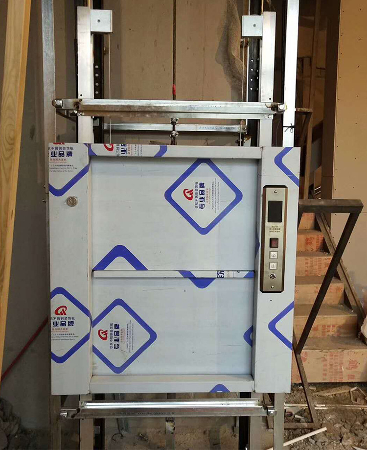 传菜电梯厨房升降机商用餐厅食堂酒店饭店曳引传菜机自动上菜餐梯