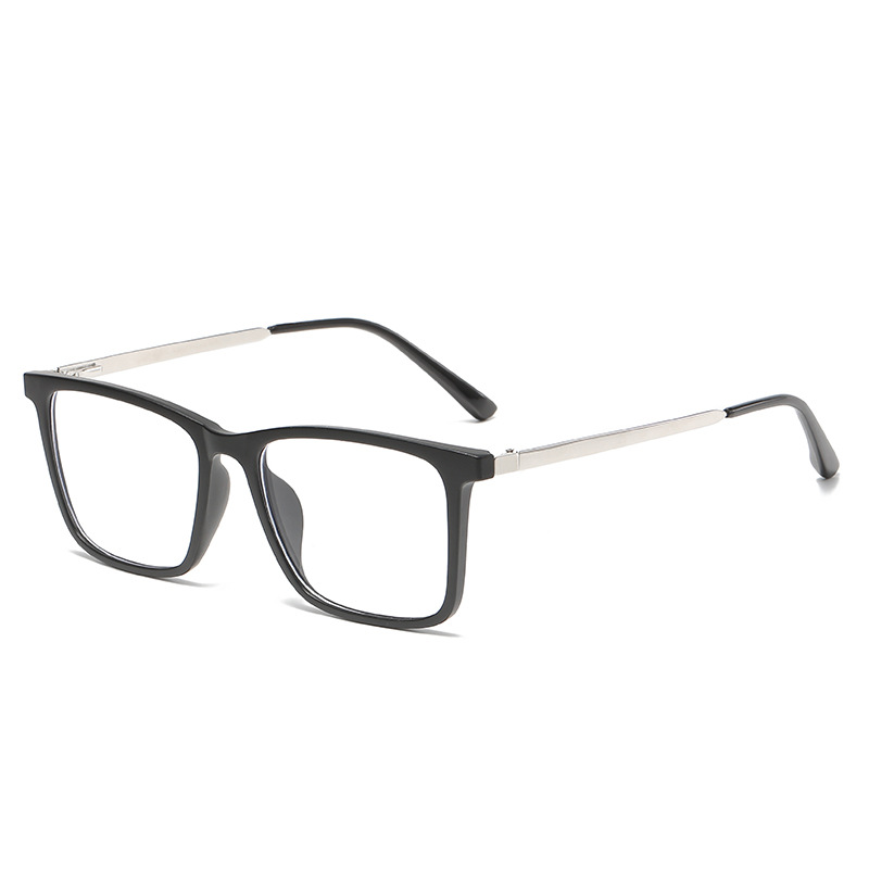 New Magnetic Set of Glasses Men's Square Polarized Sunglasses Magnet Sunglasses Myopia Glasses Driving Dual-Use Five-Piece Set