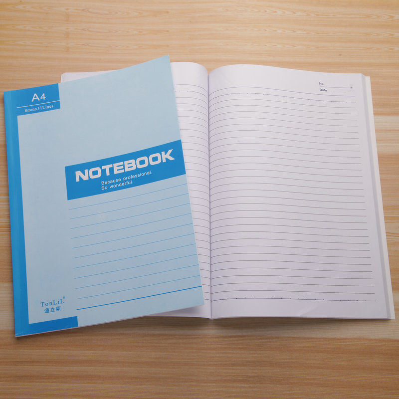 通立莱笔记本a4软抄本40页60页80页记事本notebook练习本软皮面本