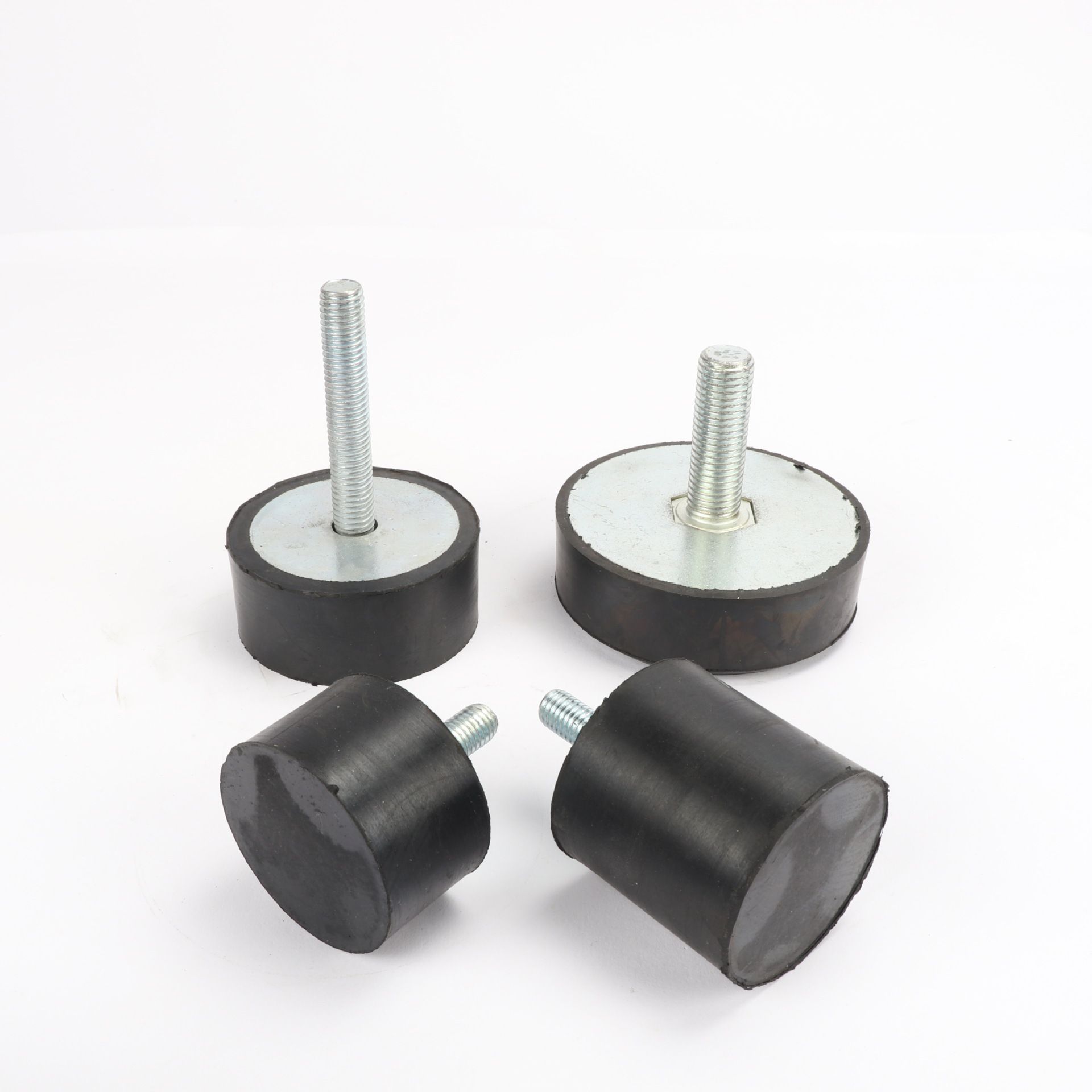 橡胶减震器ve型圆形单头螺丝橡胶减震垫机器防震垫橡胶减震柱批发