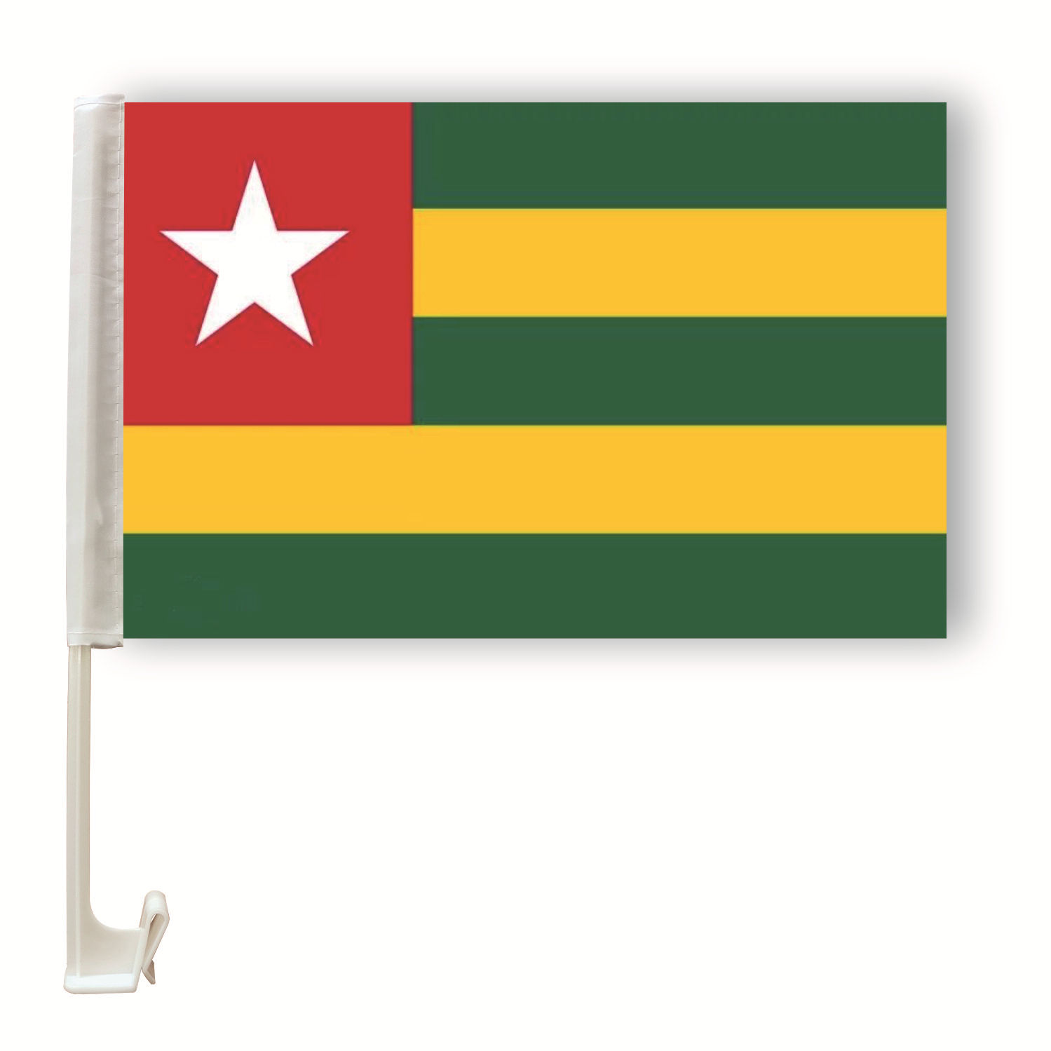 【跨境专供】多哥国旗定制30*45汽车旗球迷节日户外广告旗帜定做