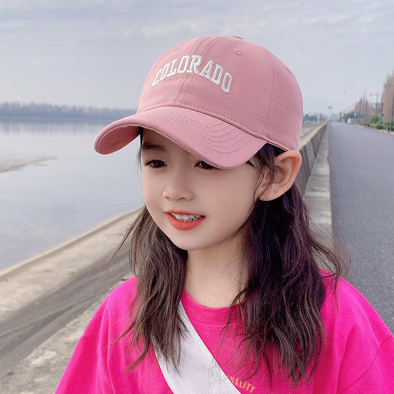 Children's Hat Spring and Autumn Fashion All-Matching Girls' Peaked Cap Fashionable Korean Style Sun-Proof Baseball Cap Boys' Sun Hat Fashion