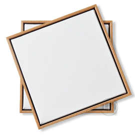 画布装饰画带框亚麻丙烯油画内空白油画外框装裱外框空白油画布