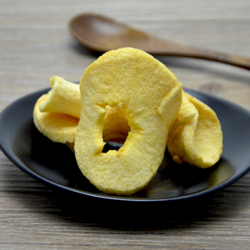 好果源烟台特产苹果干脆片苹果片油苹果圈脱水水果干苹果脆