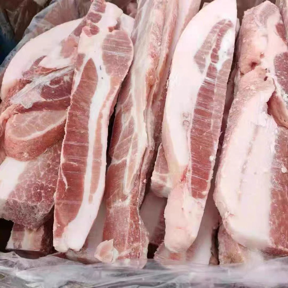 去皮五花肉条新鲜冷冻中方条生猪肉20斤适合肉馅包子饺子香肠食用
