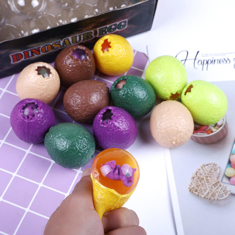 发泄玩具捏捏乐恐龙蛋整人创意解压减压挤压弹出水球批发直销